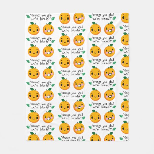 COUVERTURE POLAIRE ORANGE QUOTE (Devant)