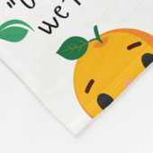 COUVERTURE POLAIRE ORANGE QUOTE (Coin)