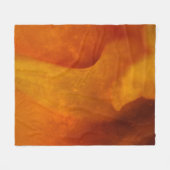 Couverture Polaire Orange rouille (Devant (Horizontal))