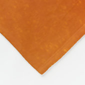 Couverture Polaire Orange rouille (Coin)