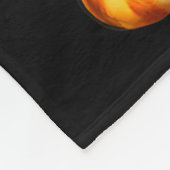 Couverture Polaire Orange Tabby Cat Christmas Lights Funny Santa Holi (Coin)