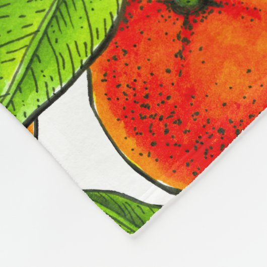 Couverture Polaire Oranges (Coin)