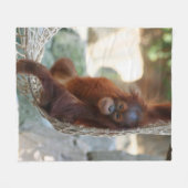 Couverture Polaire OrangUtan 001 (Devant (Horizontal))