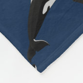 Couverture Polaire Orca Blanket Baleine Tueur Baleine Blanches en pol (Coin)