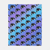 Couverture Polaire Orca Killer Whale (Devant)