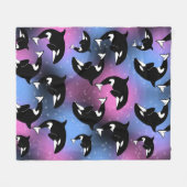Couverture Polaire Orca Killer Whale (Devant (Horizontal))