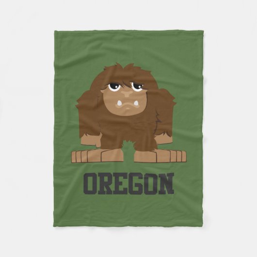 Couverture Polaire Oregon Bigfoot (Devant)