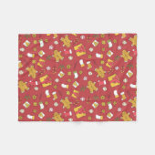 Couverture Polaire oreiller de lancement de noël (Devant (Horizontal))