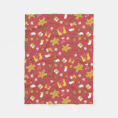 Couverture Polaire oreiller de lancement de noël (Devant)