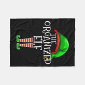 Couverture Polaire Organized Elf Group Matching Family Christmas  (Devant (Horizontal))