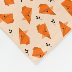 Couverture Polaire Origami Fox