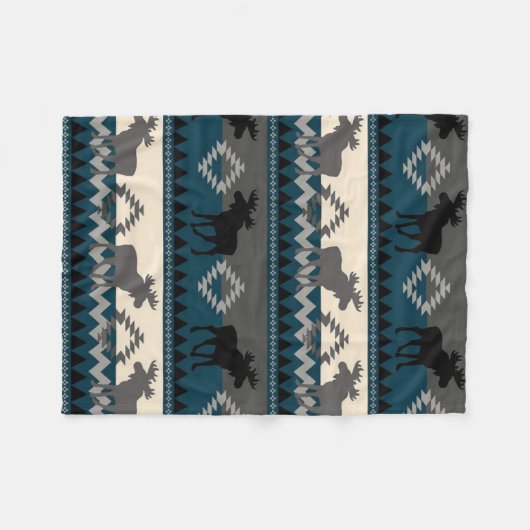 Couverture Polaire Orignaux indigènes (Devant (Horizontal))