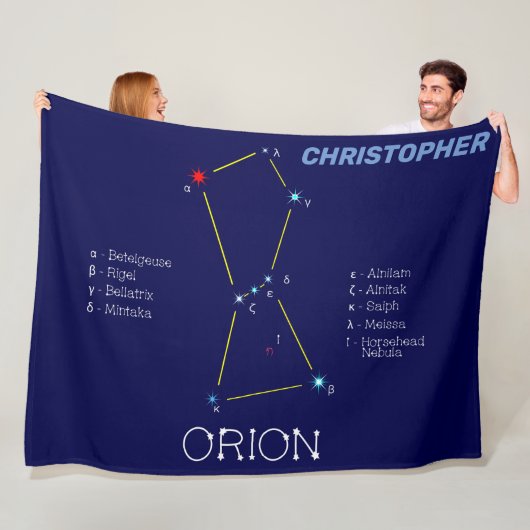 Couverture Polaire Orion de constellation de l'hémisphère nord (En situation)