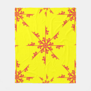 Couverture Polaire Ornament Swirl Motif vintage illustration abstrait
