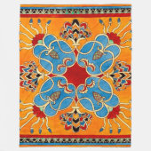 Couverture Polaire Ornement assyrien vintage (Devant)