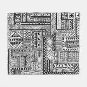 Couverture Polaire Ornement ethnique (Devant (Horizontal))