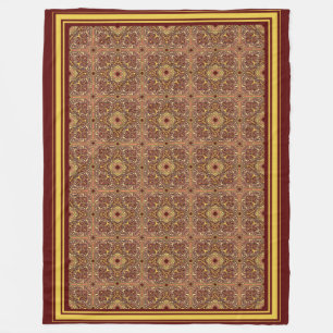 Couverture Polaire Ornement floral oriental