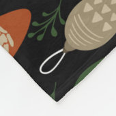 Couverture Polaire Ornements scandinaves du milieu du siècle (Coin)