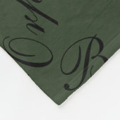 Couverture Polaire Orphan noir cursive motif de tuiles courbes (Coin)