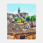 Couverture Polaire Orvieto Italie Hillside (Devant)