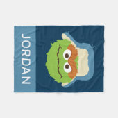 Couverture Polaire Oscar le visage du Tétras | Ajouter Votre Nom (Devant (Horizontal))