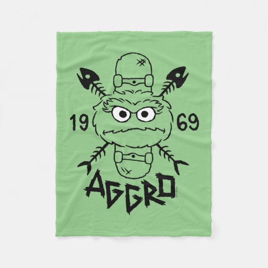 Couverture Polaire Oscar the Grouch Skate Logo - Aggro 1969 (Devant)