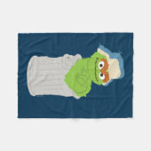 Couverture Polaire Oscar the Grouch Trash Can Lean (Devant (Horizontal))