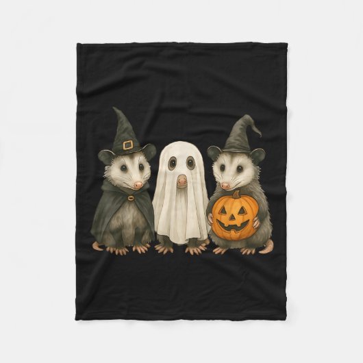 Couverture Polaire Ossum Halloween Ssum Witch Ghost Pumpkin (Devant)