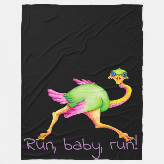 Couverture Polaire Ostrich rare (Devant)