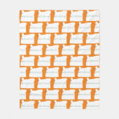 Couverture Polaire Otis Strong Rope Heart White (Devant)