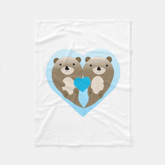 Couverture Polaire Otter Love (Devant)