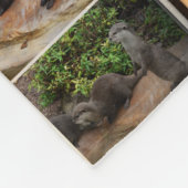 Couverture Polaire Otter Trois Collage De Photos, Petit (Coin)
