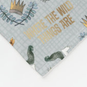 Couverture Polaire Où les choses sauvages sont Motifs (Coin)