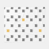 Couverture Polaire Où les choses sauvages sont Motifs de la Couronne (Devant (Horizontal))