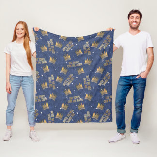 Couverture Polaire Où les choses sauvages sont Motifs de la Couronne