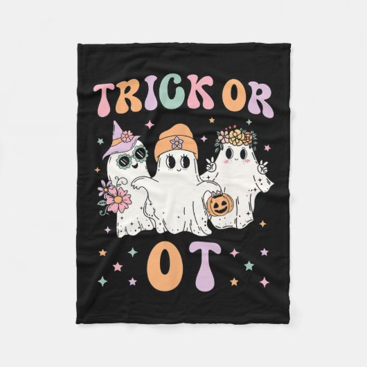 Couverture Polaire Ou Ot Thérapeutique Professionnelle Halloween Gho (Devant)