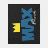 Couverture Polaire Où sont les choses sauvages | Max et Couronne (Devant)