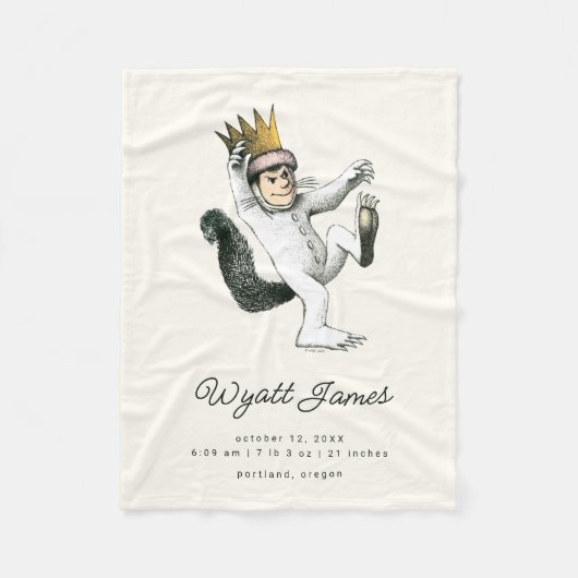 Couverture Polaire Où sont les choses sauvages - Max | Statistiques d (Devant)