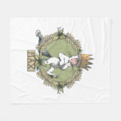 Couverture Polaire Où sont les monstres ? | Badge Max (Devant (Horizontal))