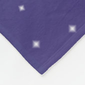 Couverture Polaire Ouatine bleue de licorne (Coin)