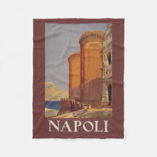 Couverture Polaire Ouatine vintage de voyage de Napoli (Naples)