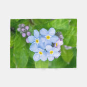 Couverture Polaire Oublie-moi-non (Devant (Horizontal))