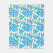 Couverture Polaire Oublie-moi pas un motif sans soudure (Devant)