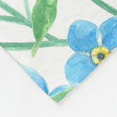 Couverture Polaire Oublie-moi pas un motif sans soudure (Coin)