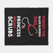 Couverture Polaire Oubliez Les Chaussures En Verre Dialyse Infirmière (Devant (Horizontal))