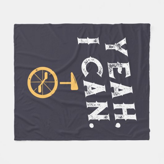 Couverture Polaire Oui, je peux rouler à vélo (Devant (Horizontal))