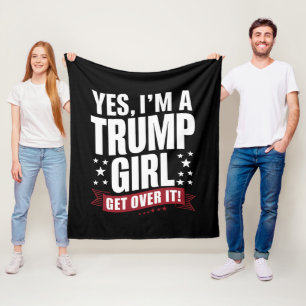 Couverture Polaire Oui, je suis une fille Trump, passez à autre chose