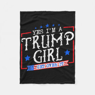 Couverture Polaire Oui, Je Suis Une Fille Trump Qui Remet Les Cadeaux
