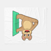 Couverture Polaire Ours au Yoga Fitness (Devant (Horizontal))