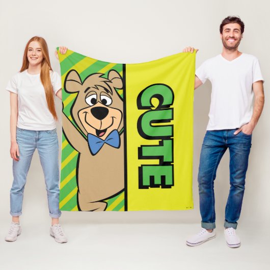 Couverture Polaire Ours Boo-Boo mignon (En situation)